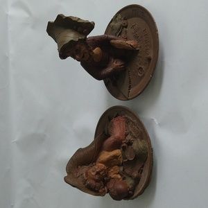 Tom Clark Gnome Figurines Colette & Anaheim Vintage Elfs Signed